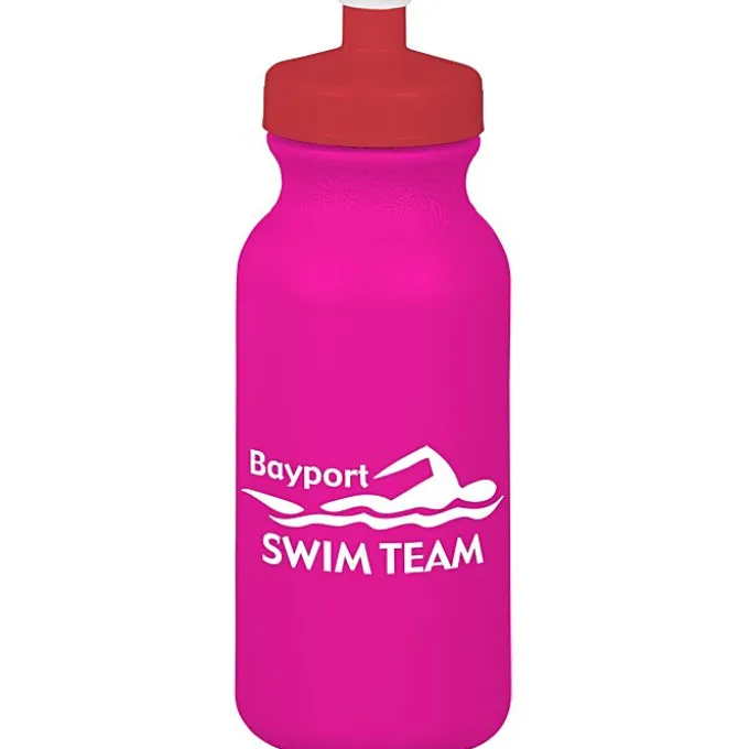 Sport Bottle with Push Pull Lid - 20 oz - Colors