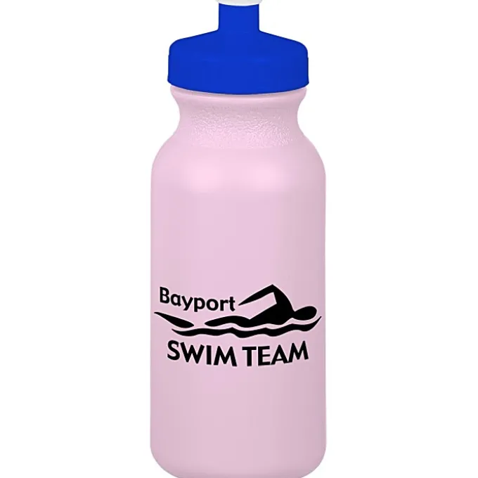 Sport Bottle with Push Pull Lid - 20 oz - Colors