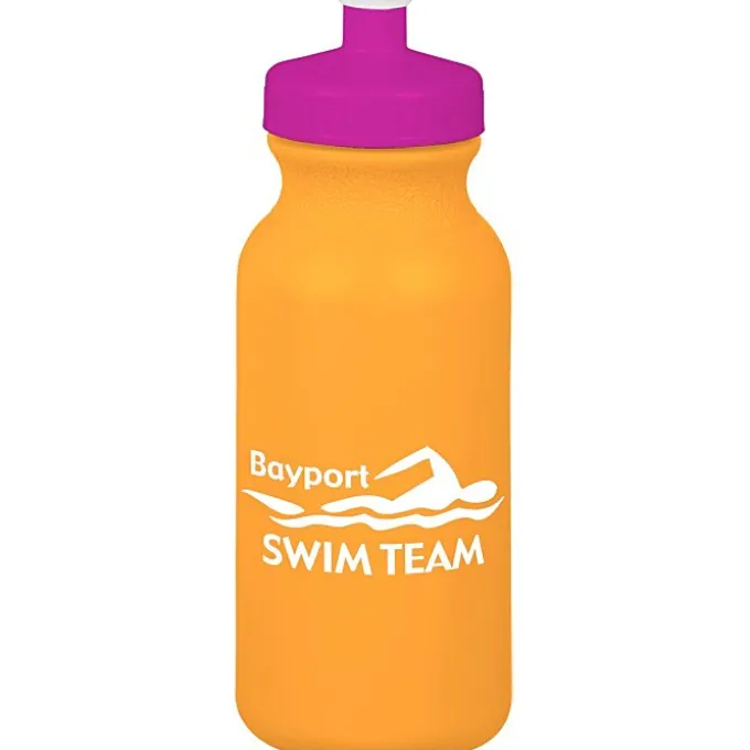 Sport Bottle with Push Pull Lid - 20 oz - Colors