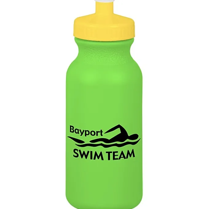 Sport Bottle with Push Pull Lid - 20 oz - Colors