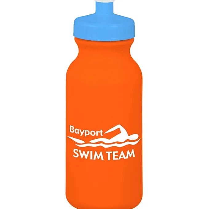 Sport Bottle with Push Pull Lid - 20 oz - Colors