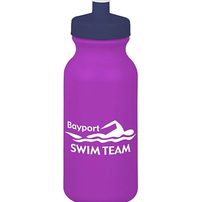 Sport Bottle with Push Pull Lid - 20 oz - Colors