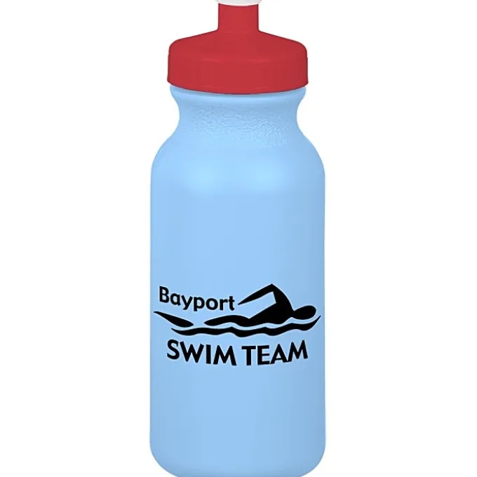 Sport Bottle with Push Pull Lid - 20 oz - Colors