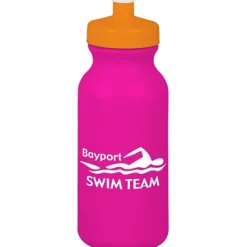 Sport Bottle with Push Pull Lid - 20 oz - Colors