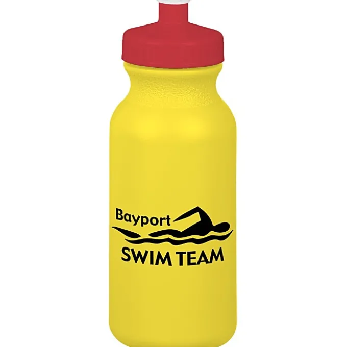 Sport Bottle with Push Pull Lid - 20 oz - Colors