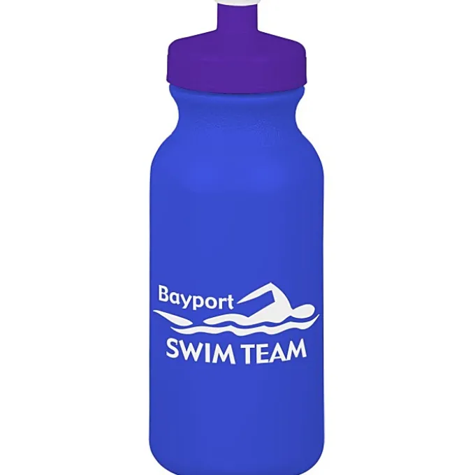 Sport Bottle with Push Pull Lid - 20 oz - Colors