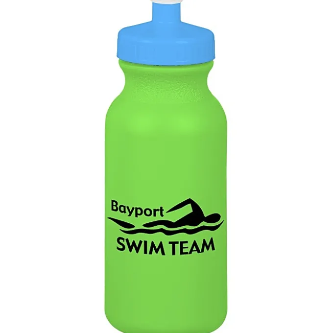 Sport Bottle with Push Pull Lid - 20 oz - Colors