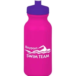 Sport Bottle with Push Pull Lid - 20 oz - Colors