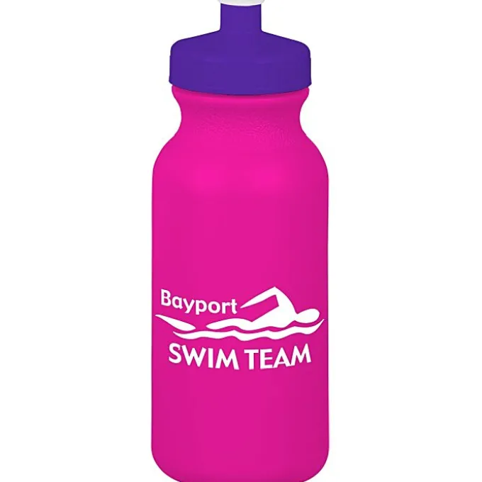 Sport Bottle with Push Pull Lid - 20 oz - Colors