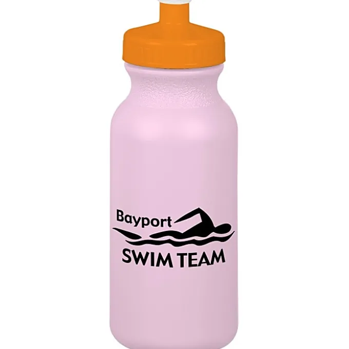 Sport Bottle with Push Pull Lid - 20 oz - Colors