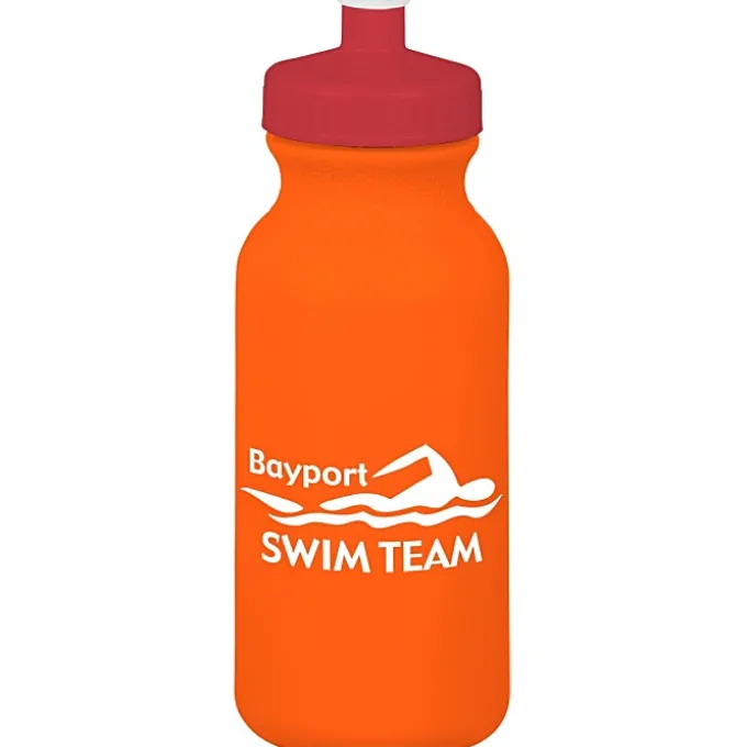 Sport Bottle with Push Pull Lid - 20 oz - Colors