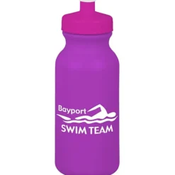 Sport Bottle with Push Pull Lid - 20 oz - Colors