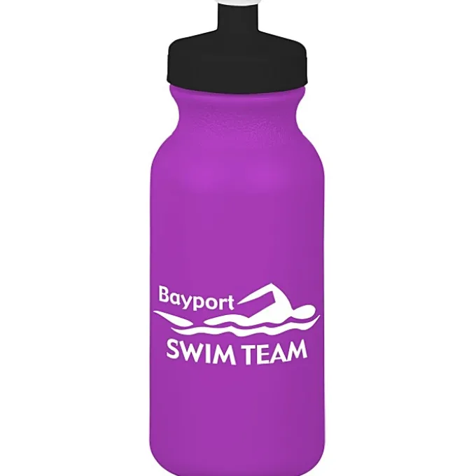 Sport Bottle with Push Pull Lid - 20 oz - Colors
