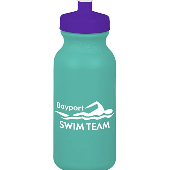 Sport Bottle with Push Pull Lid - 20 oz - Colors