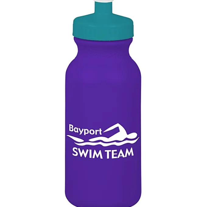 Sport Bottle with Push Pull Lid - 20 oz - Colors