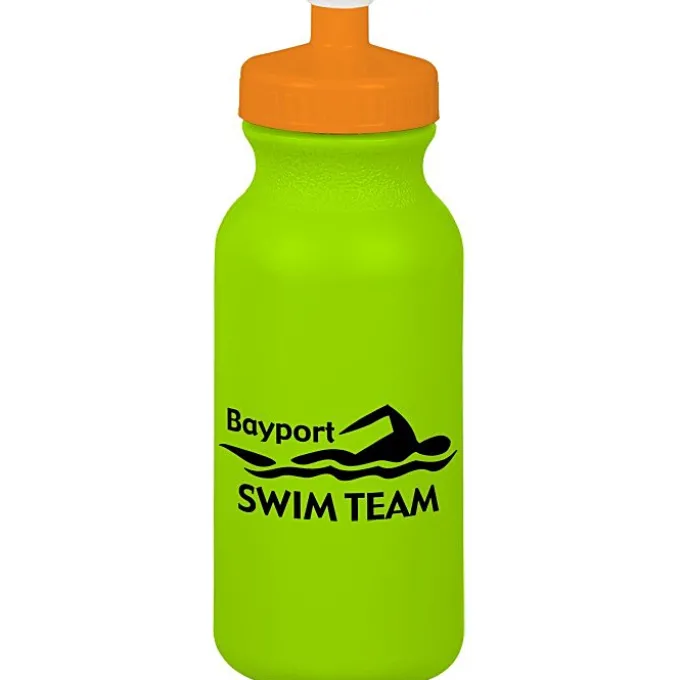Sport Bottle with Push Pull Lid - 20 oz - Colors