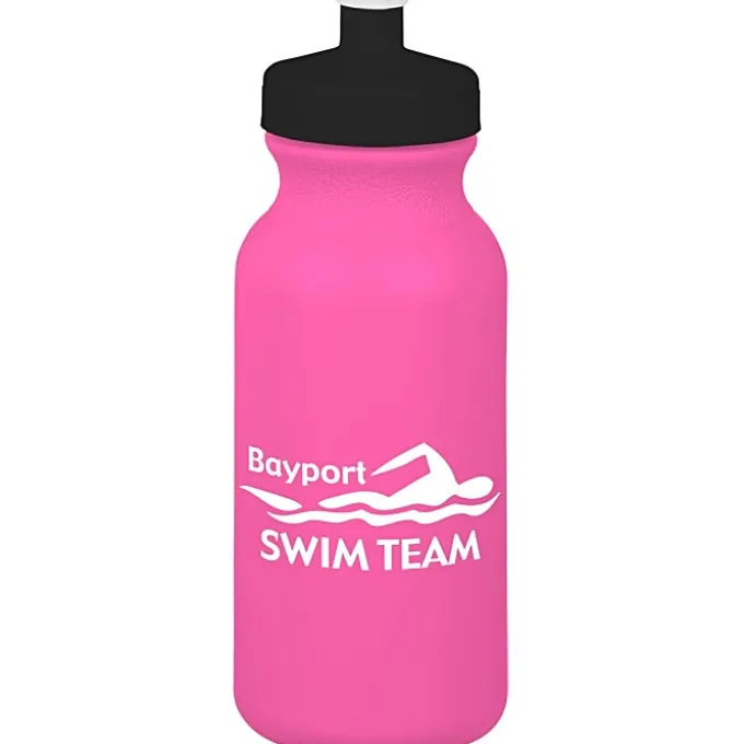 Sport Bottle with Push Pull Lid - 20 oz - Colors