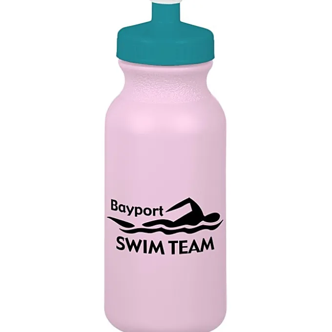 Sport Bottle with Push Pull Lid - 20 oz - Colors
