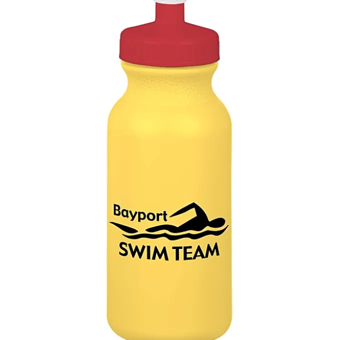 Sport Bottle with Push Pull Lid - 20 oz - Colors