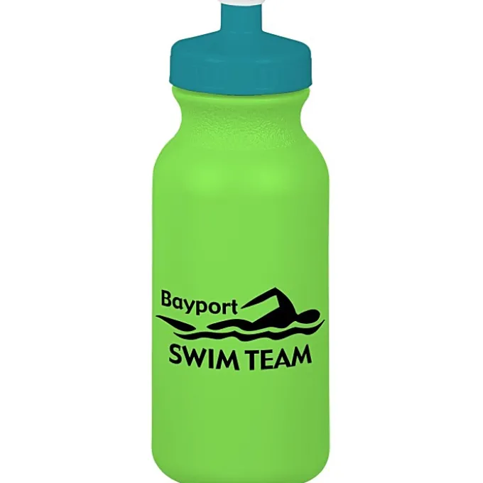 Sport Bottle with Push Pull Lid - 20 oz - Colors