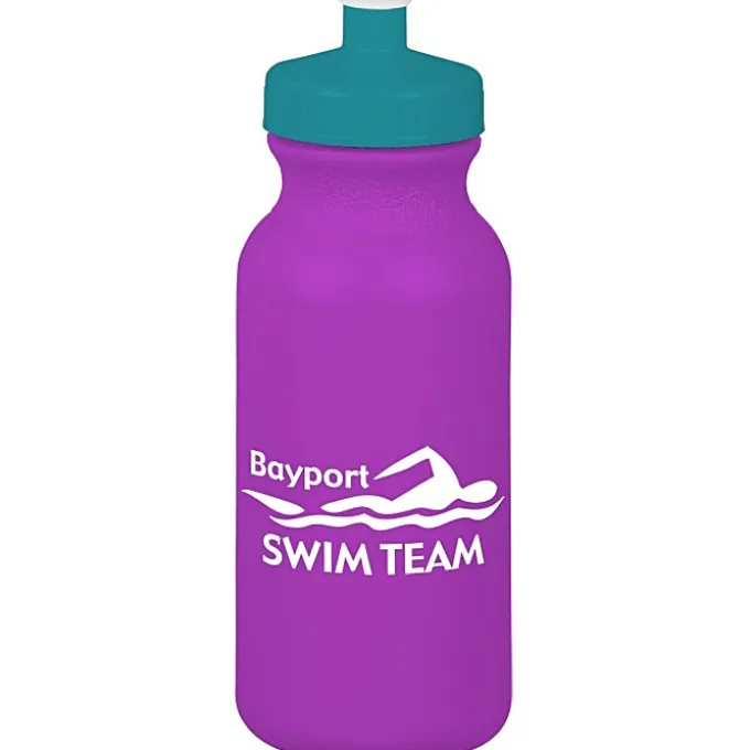 Sport Bottle with Push Pull Lid - 20 oz - Colors