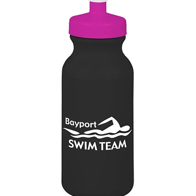 Sport Bottle with Push Pull Lid - 20 oz - Colors