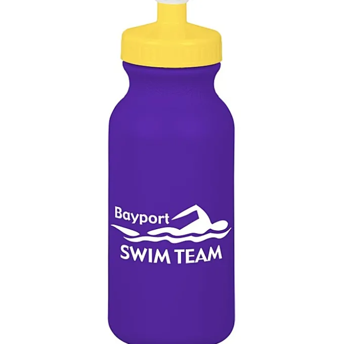 Sport Bottle with Push Pull Lid - 20 oz - Colors