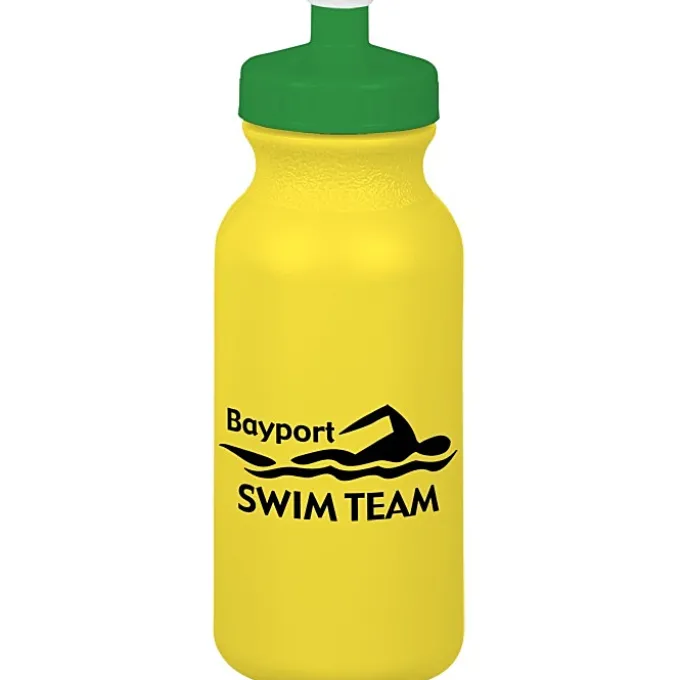 Sport Bottle with Push Pull Lid - 20 oz - Colors
