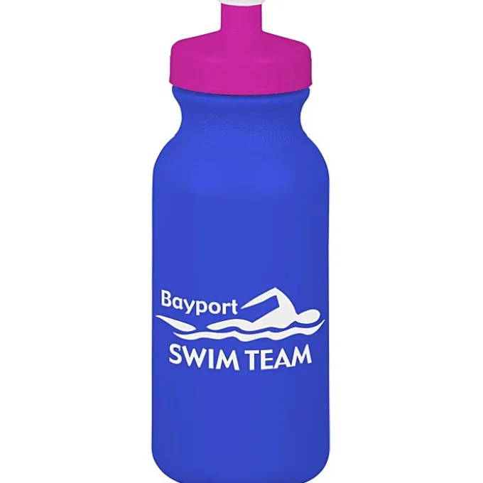 Sport Bottle with Push Pull Lid - 20 oz - Colors