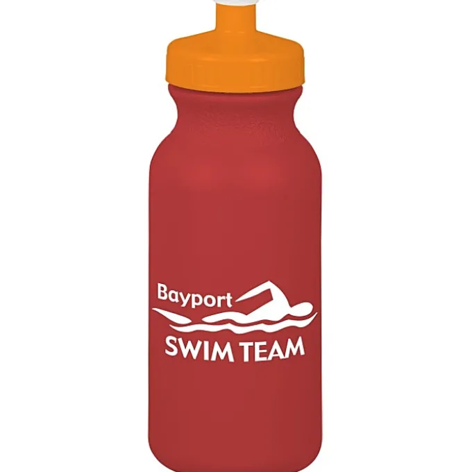 Sport Bottle with Push Pull Lid - 20 oz - Colors