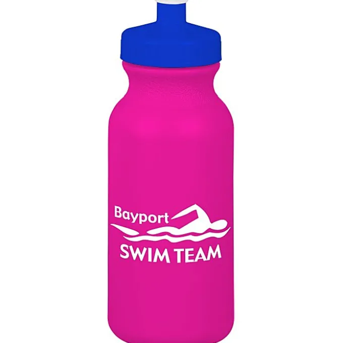 Sport Bottle with Push Pull Lid - 20 oz - Colors