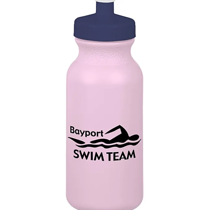 Sport Bottle with Push Pull Lid - 20 oz - Colors