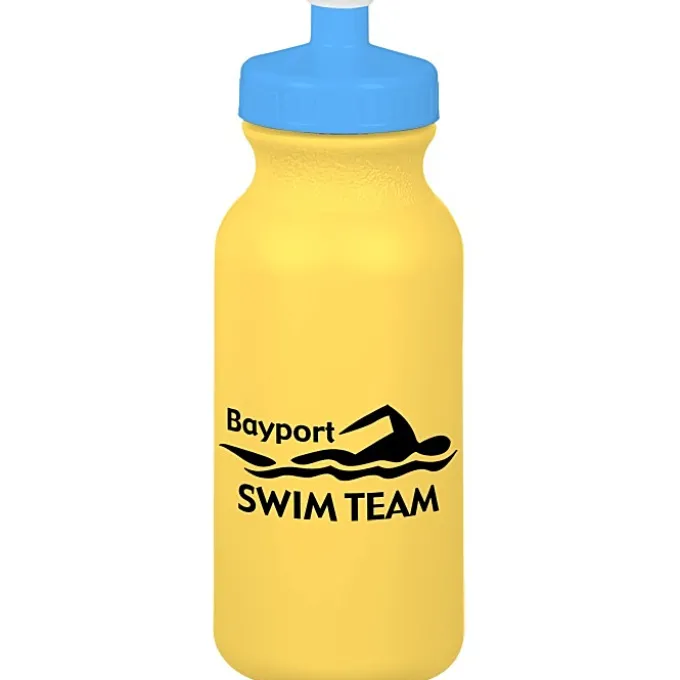 Sport Bottle with Push Pull Lid - 20 oz - Colors