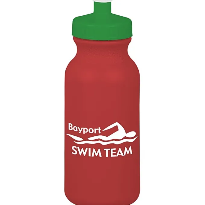 Sport Bottle with Push Pull Lid - 20 oz - Colors