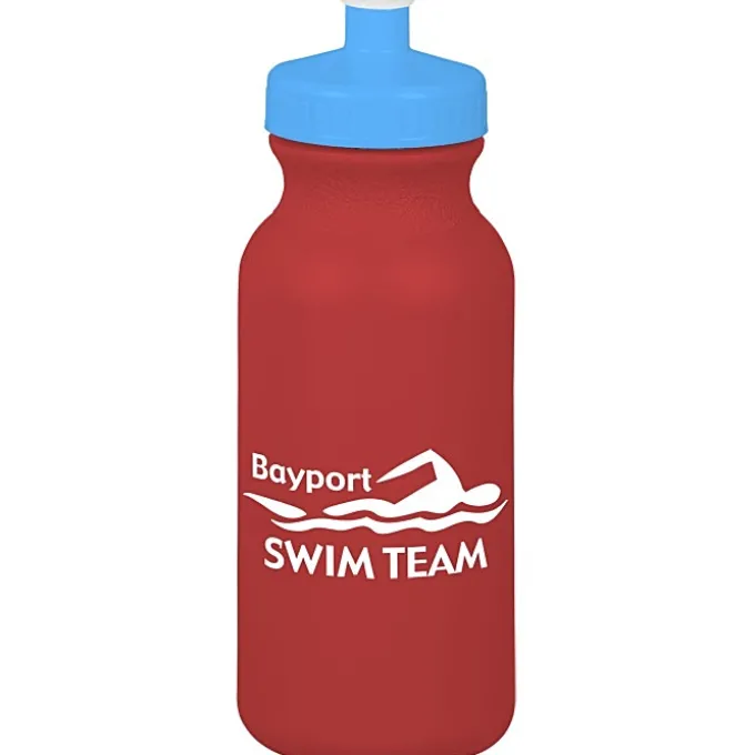 Sport Bottle with Push Pull Lid - 20 oz - Colors
