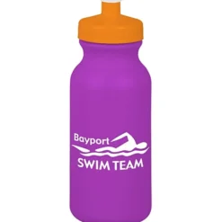 Sport Bottle with Push Pull Lid - 20 oz - Colors