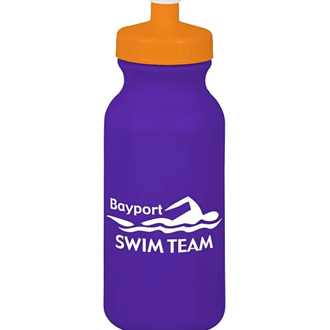 Sport Bottle with Push Pull Lid - 20 oz - Colors