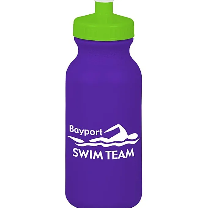 Sport Bottle with Push Pull Lid - 20 oz - Colors