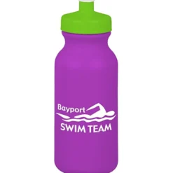 Sport Bottle with Push Pull Lid - 20 oz - Colors