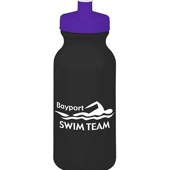 Sport Bottle with Push Pull Lid - 20 oz - Colors