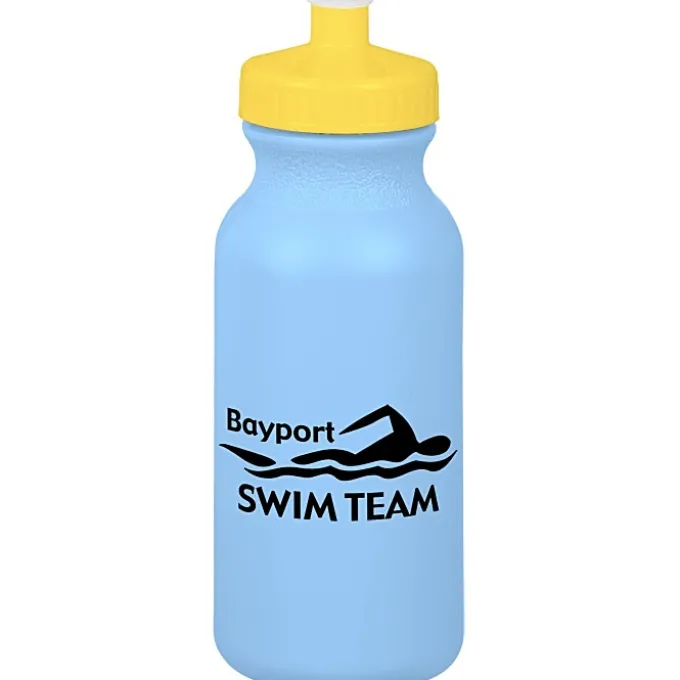 Sport Bottle with Push Pull Lid - 20 oz - Colors