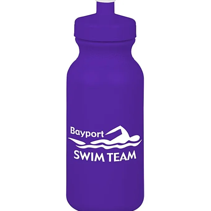 Sport Bottle with Push Pull Lid - 20 oz - Colors