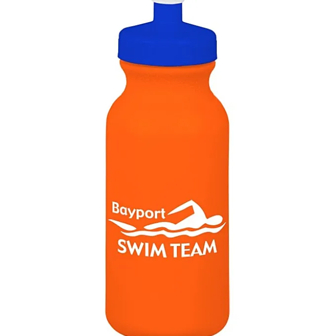 Sport Bottle with Push Pull Lid - 20 oz - Colors