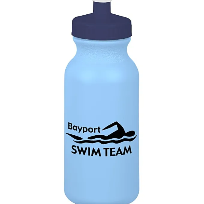 Sport Bottle with Push Pull Lid - 20 oz - Colors