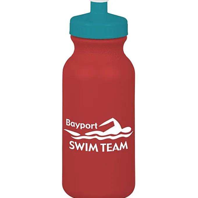Sport Bottle with Push Pull Lid - 20 oz - Colors