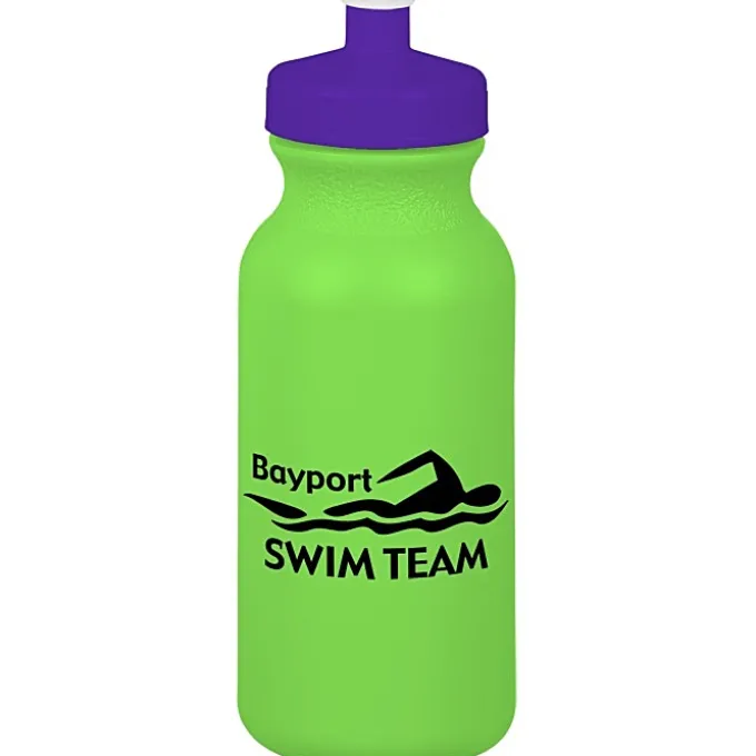 Sport Bottle with Push Pull Lid - 20 oz - Colors