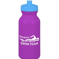 Sport Bottle with Push Pull Lid - 20 oz - Colors