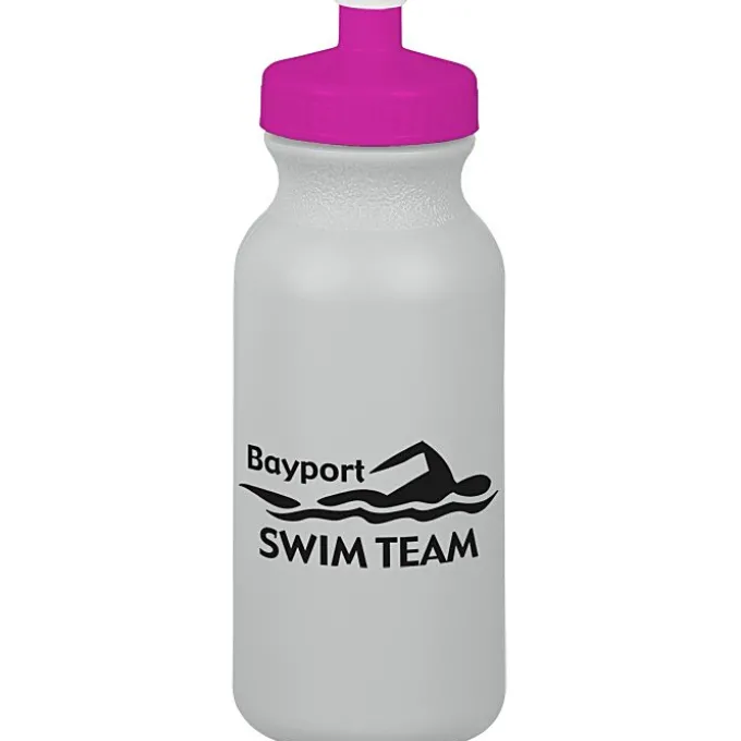 Sport Bottle with Push Pull Lid - 20 oz - Colors