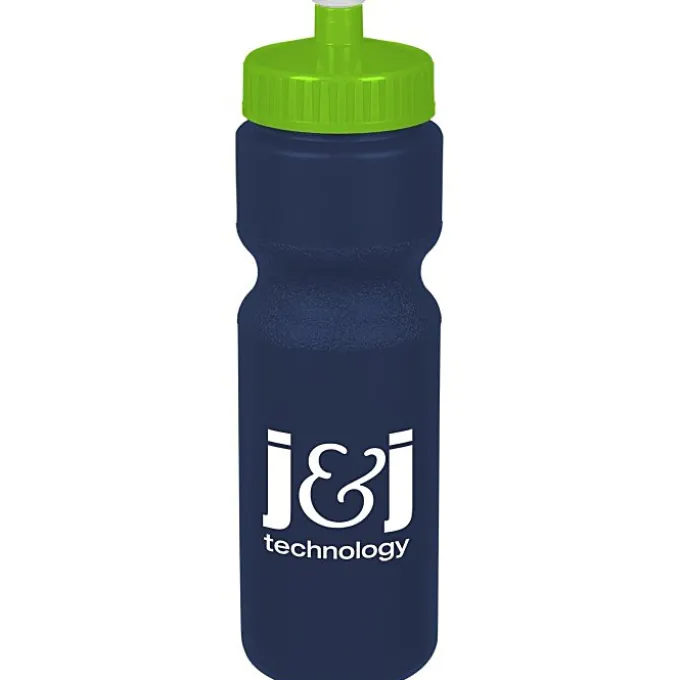 Sport Bottle with Push Pull Lid - 28 oz - Colors