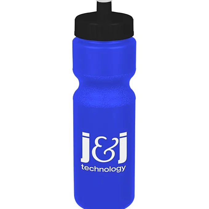 Sport Bottle with Push Pull Lid - 28 oz - Colors